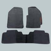 Hyundai Elantra Custom Fit PVC Rubber Floor Mat Black 2020-2024 - - Mix Design 3 Pcs